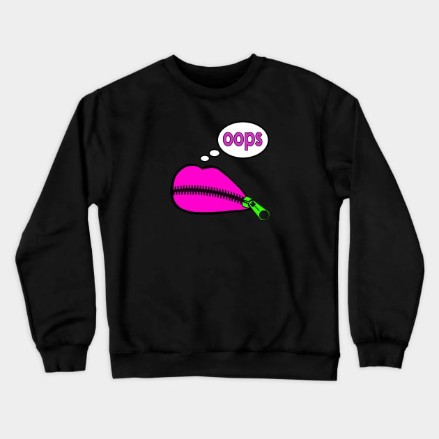 oops Crewneck Sweatshirt by StefanStettner